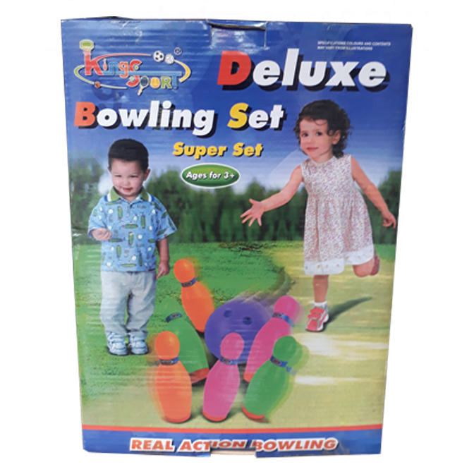 Deluxe Bowling Set Real Action Bowling