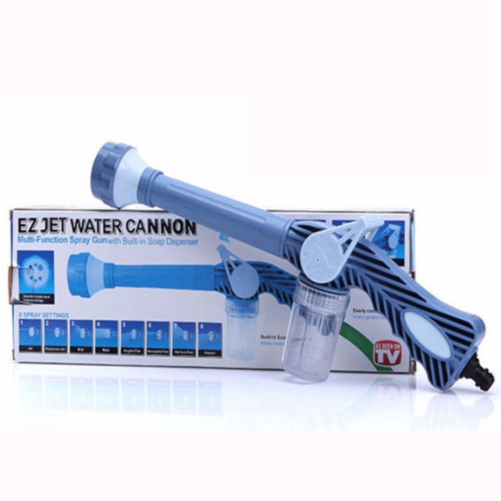 Jet Water Multi-Functional Canon Blue Spray Gun