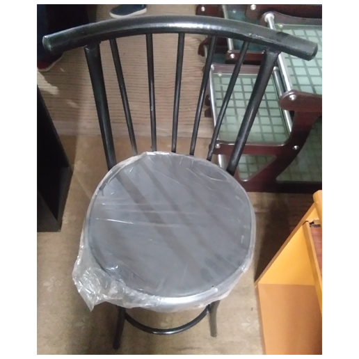 Kitchen & Bar Chair - Metal Frame & Foamed Seat - 1.5ft