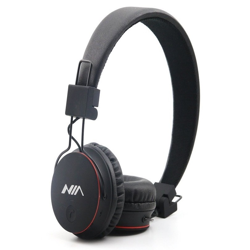 Nia X2 Bluetooth Wireless Headphone Black