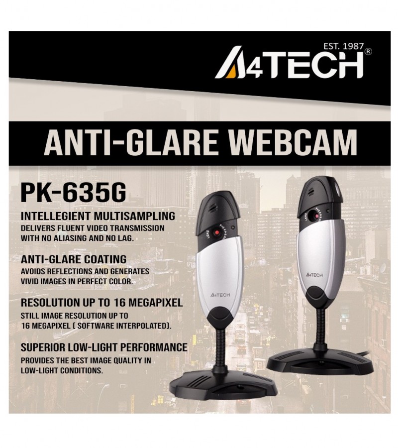A4TECH Anti Glare Webcam  CA1908