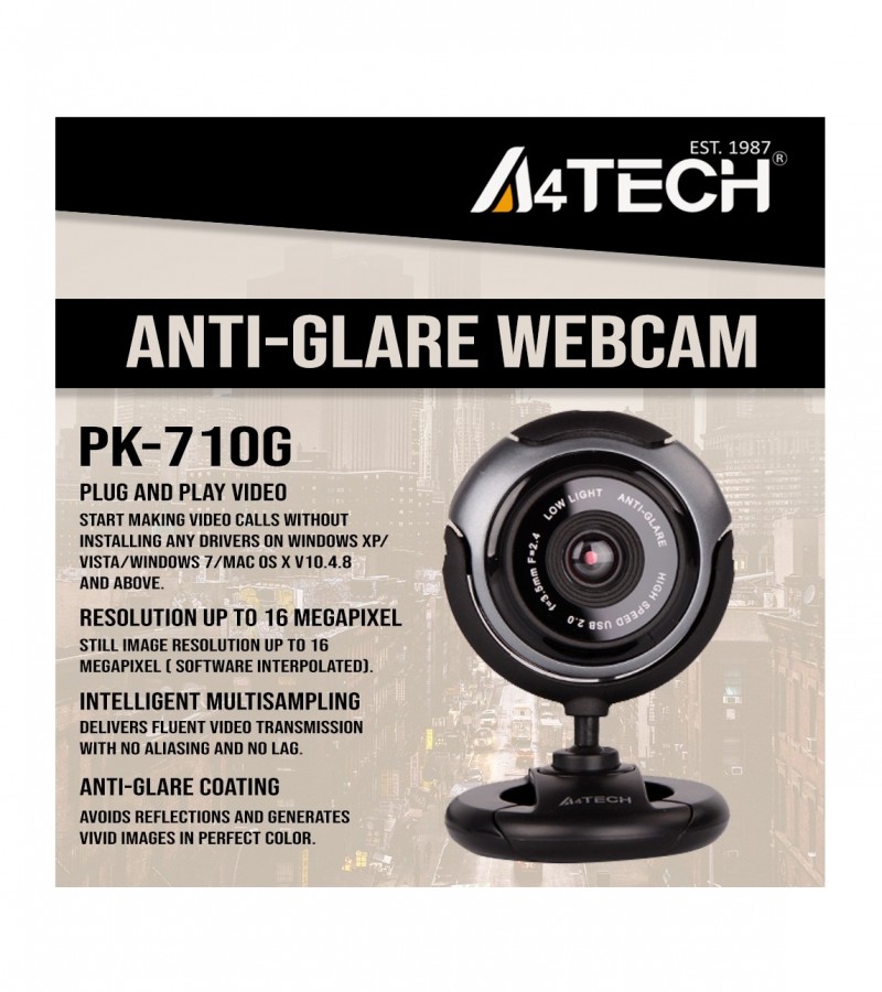 A4TECH Anti Glare Webcam pk710g  CA1909