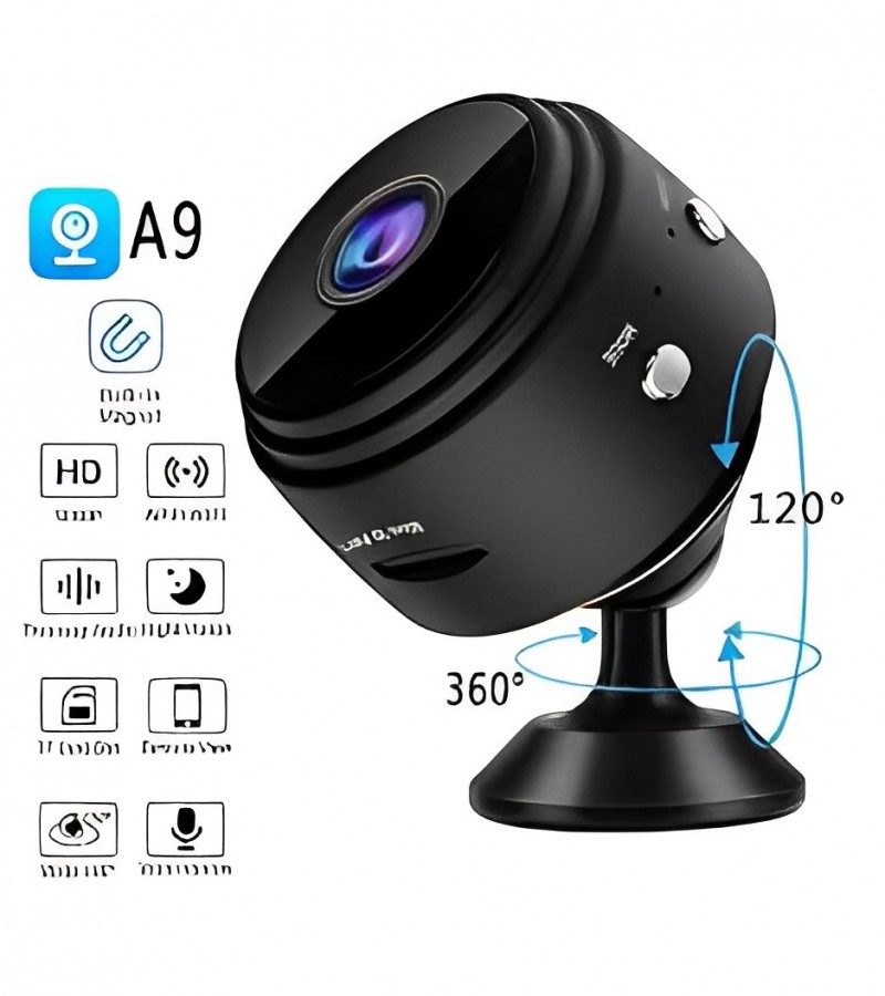 A9 Mini Full Hd Camera 1080p Wifi || Monitoring HD Mini IP camera