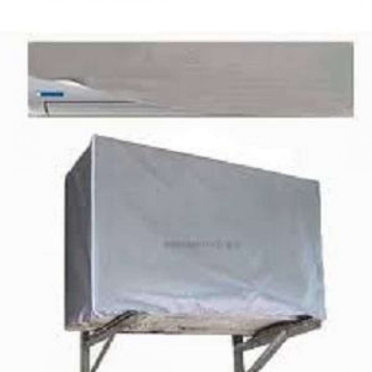 AC Dust Cover For Indoor & Outdoor Unit - 2 ton - Silver