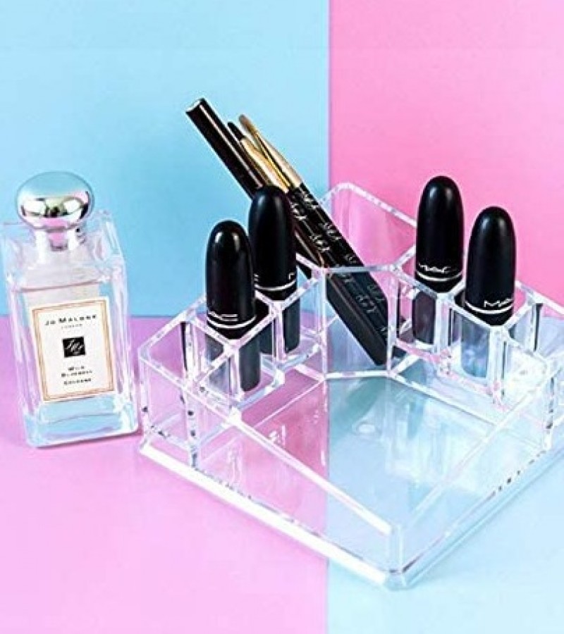 Acrylic Cosmetic Storage Organizer Makeup Lipstick Nail Polish Storage Holder Display Stand - 2313