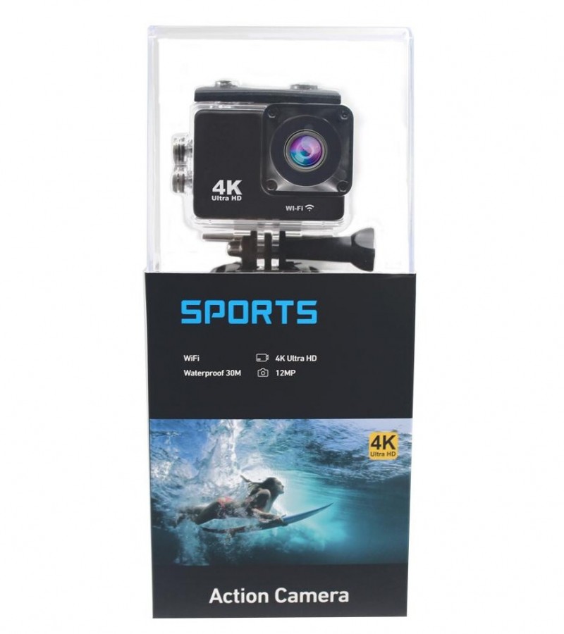 ACTION SPORTS CAMERA WIFI 4K 1080P HD (BLUE PACKING)