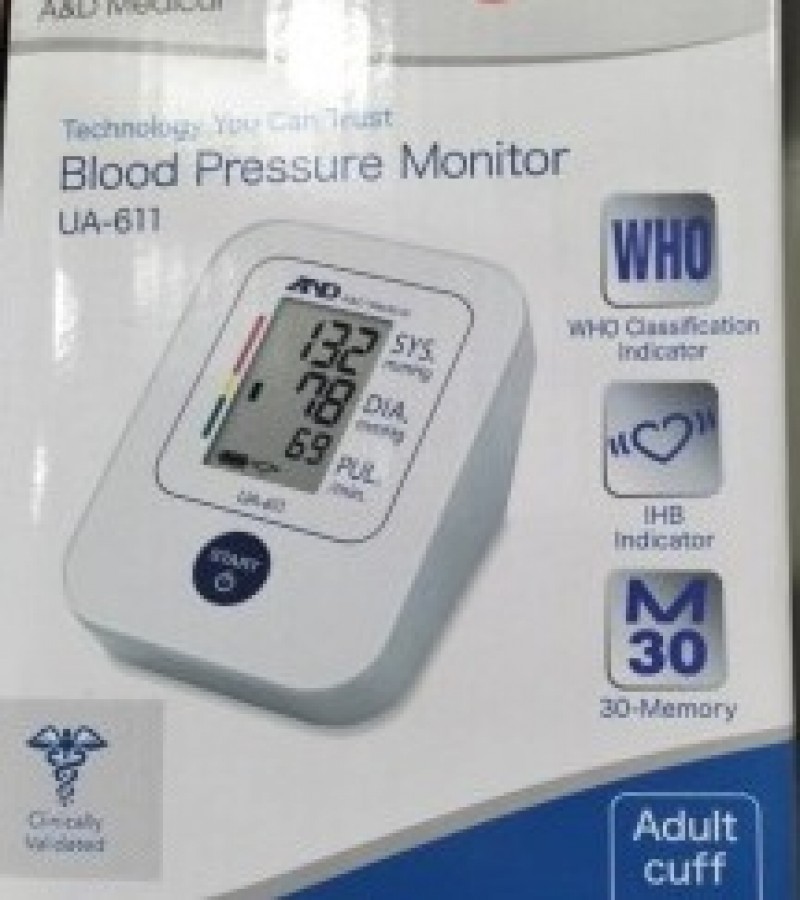 A&D DIGITAL BLOOD PRESSURE MONITER
