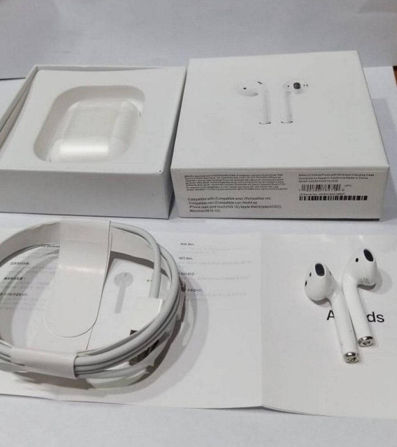 Airpods Generation2 A+ High Quality Wireless Air Pods with Sensor Controls