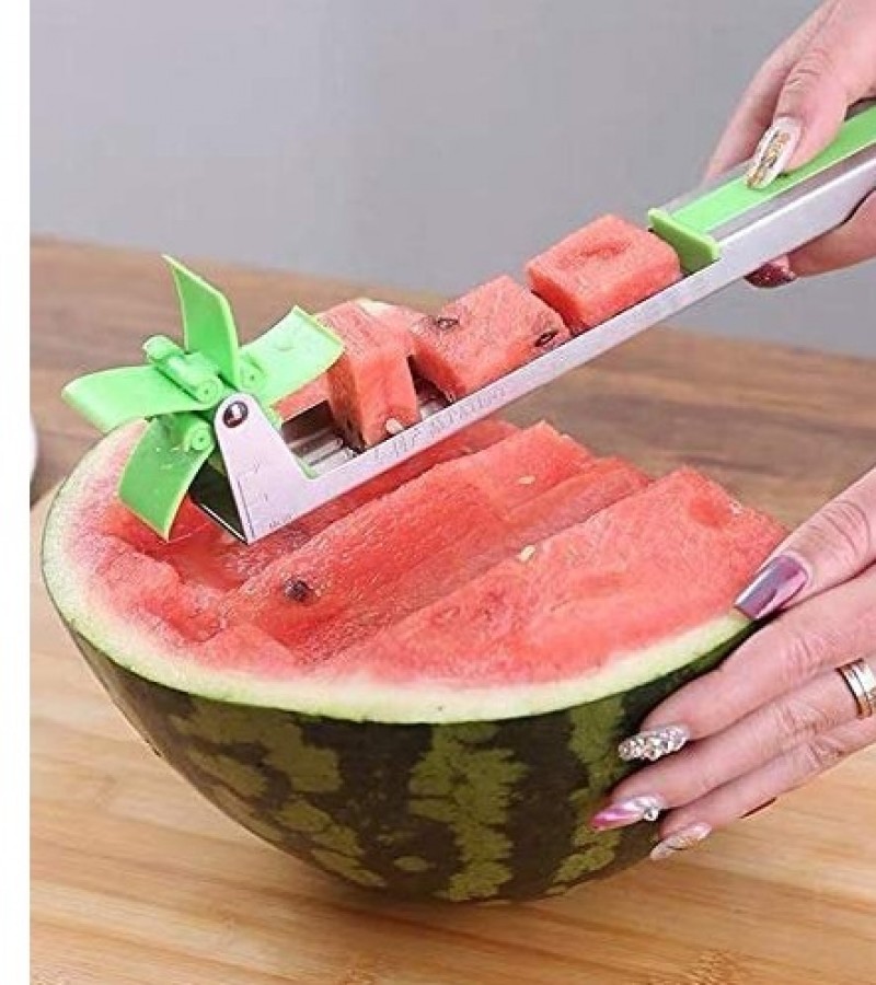Amazing Watermelon Slicer - Stainless Steel Food Grade New Windmill Watermelon Cutter