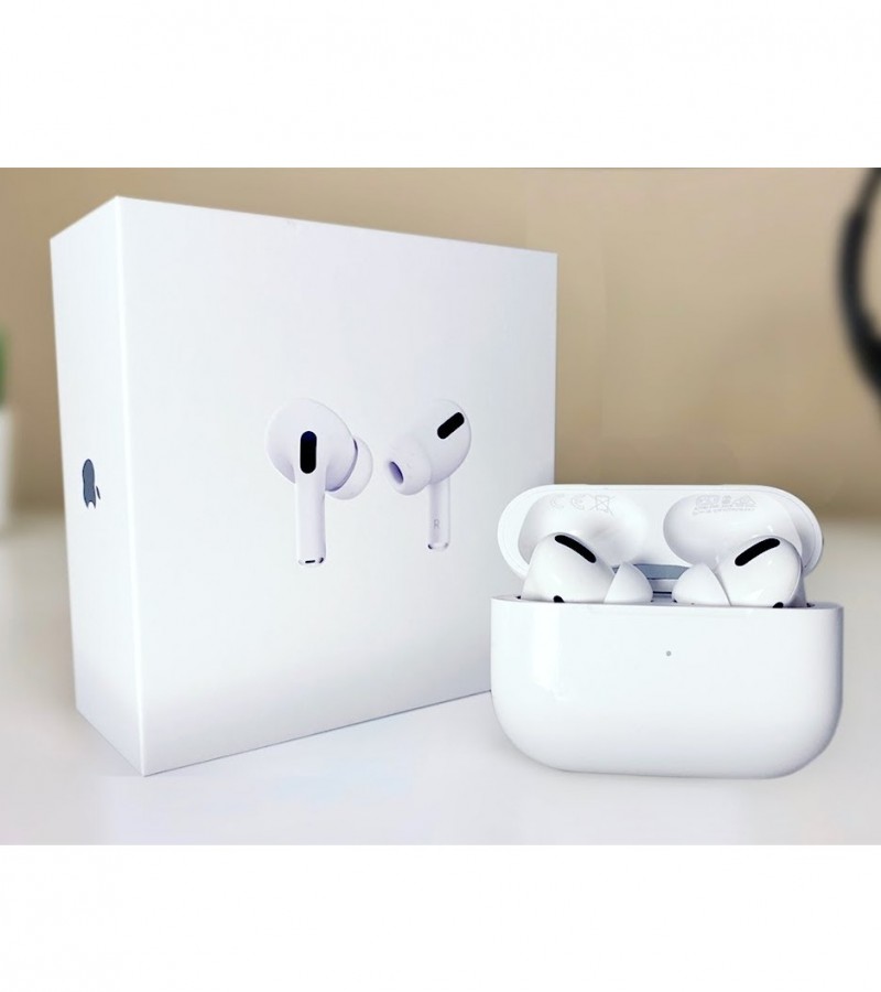 Apple Airpods Pro White – With Pop Up Screen and Active noise Cancella