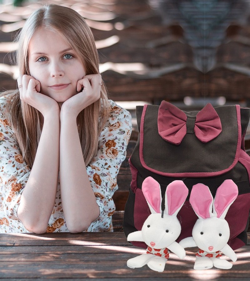 Attractive Rabbit Ribbon Bag For Girls