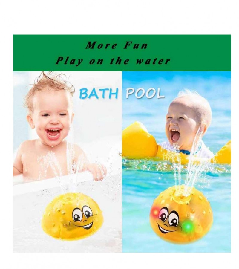 Baby Bath toy Squirt Spray Water Toy & Omni-Directions UFO Car