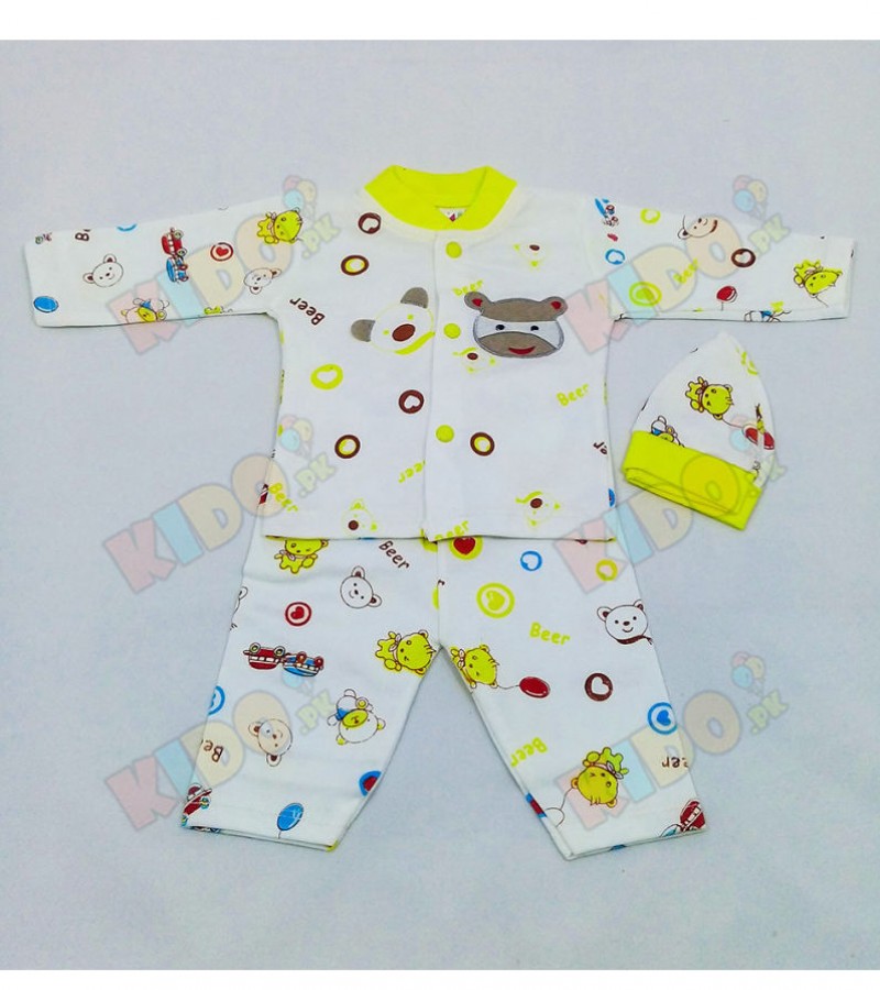 Baby Born Bear Stylish 3 Piece Yellow Suit
