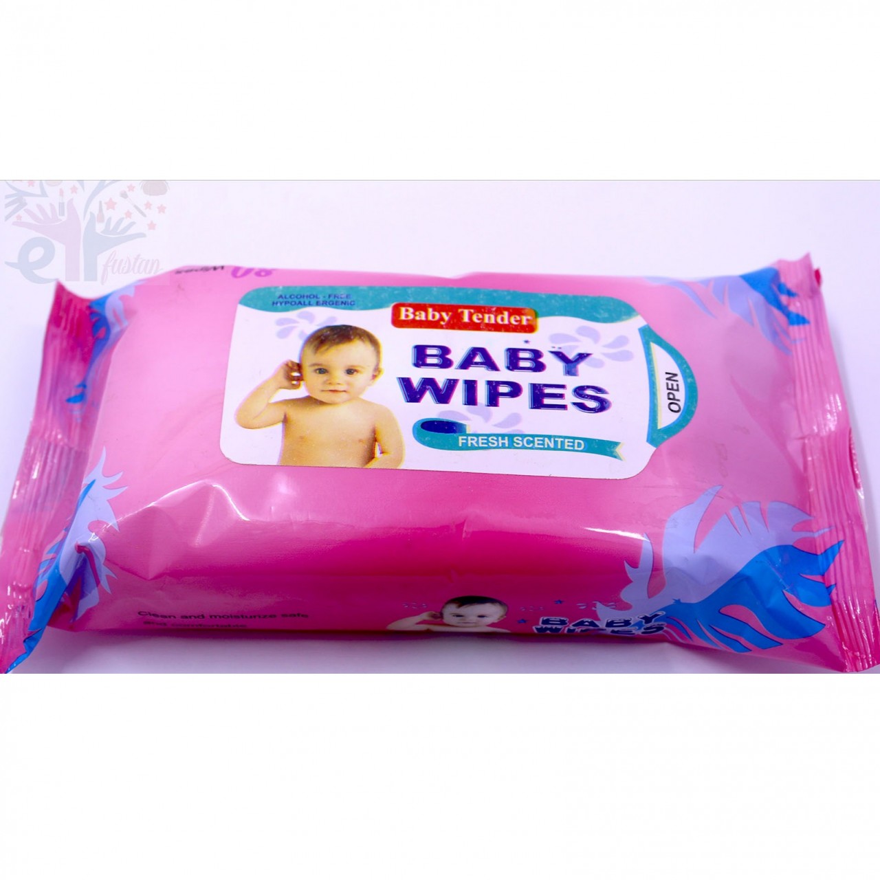 Baby Tender Baby Wipes With Fresh Scented – Parents Choice - 80 wipes