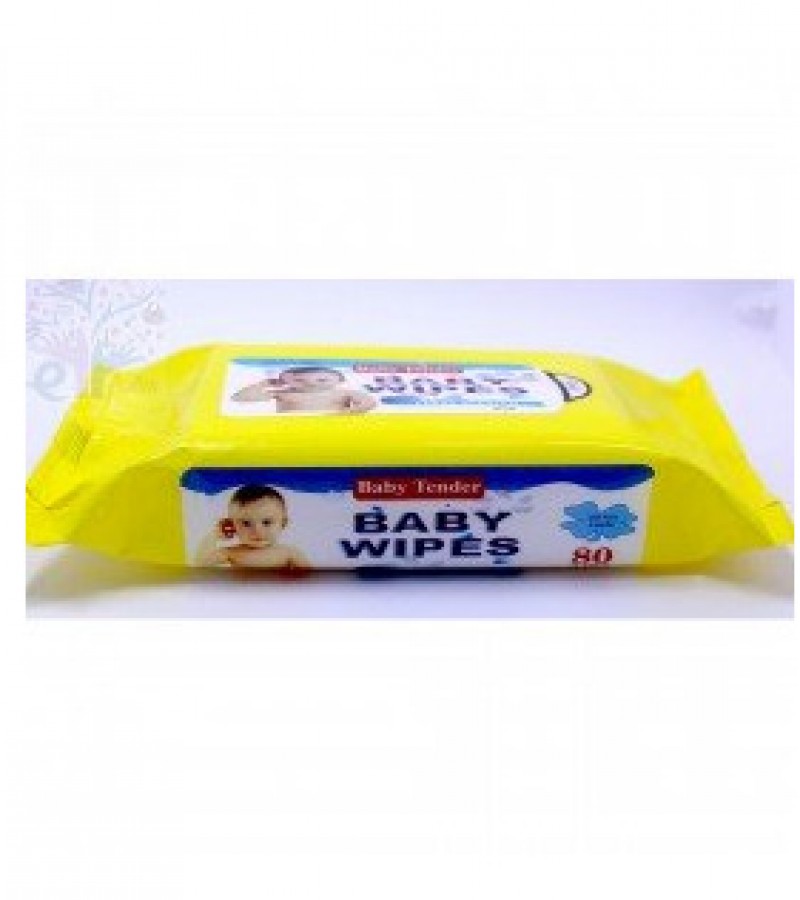 Baby Tender Wipes With Fresh Scented - 80 Wipes