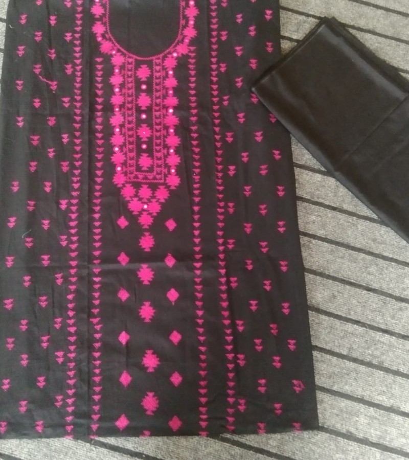 Banarsi & mirror embroidered  two piece