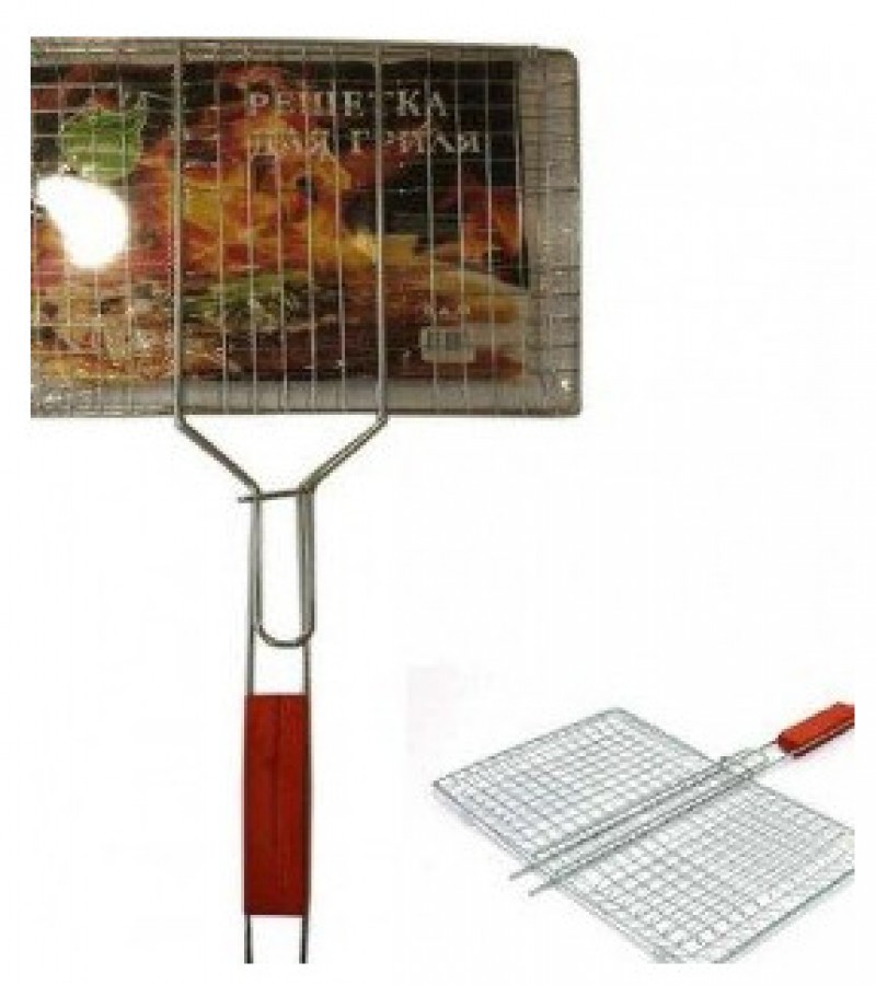 Barbecue Stainless Steel Hand Grill Large