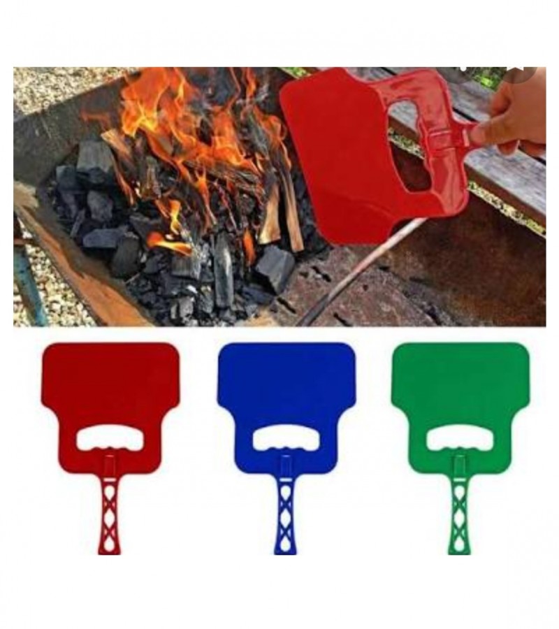 Barbecue Tool BBQ heat resistant Plastic Hand Fan code ( 0100)