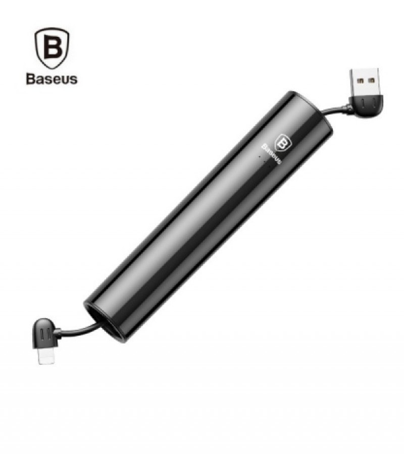 Baseus 2000mAh Micro USB Power Bank Cable - Black