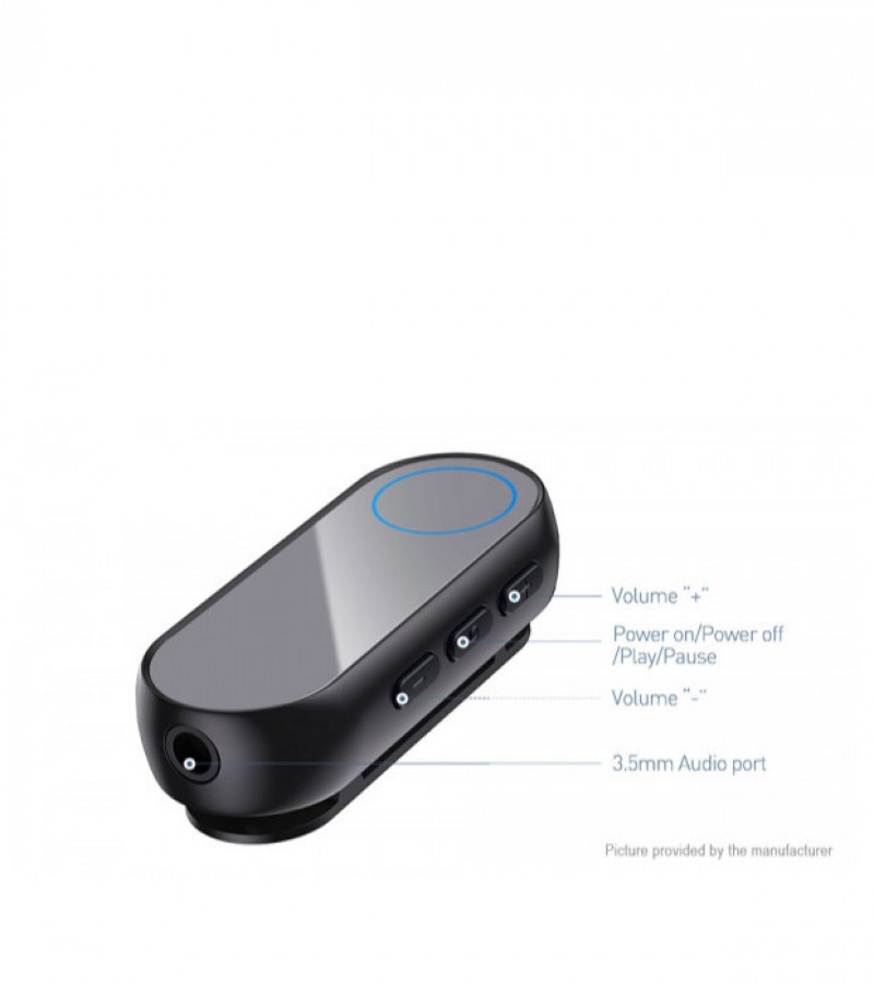 Baseus BA02 Wireless bluetooth 5.0 Adapter Converter Audio Music Receiver for 3.5mm Jack Earphone