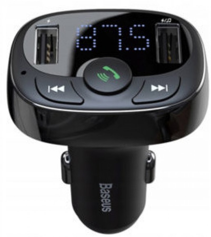 Baseus CCATM-01 Car Charger for iPhone Mobile Phone Handsfree FM Transmitter Bluetooth