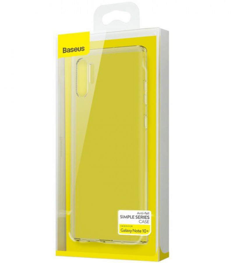 Baseus Transparent Case For Samsung Galaxy Note 10 Plus Coque Shockproof Soft TPU Back Cover