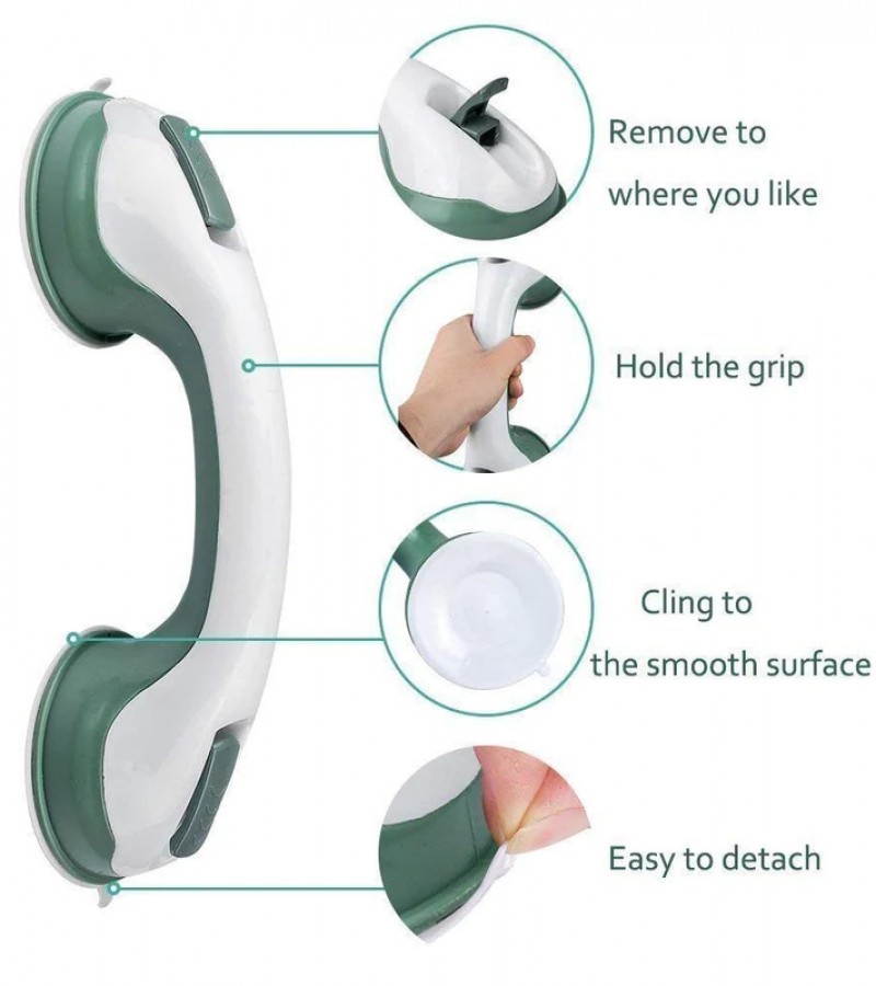 Bathroom Suction Cup Helping Handle Easy Grip Safety Shower