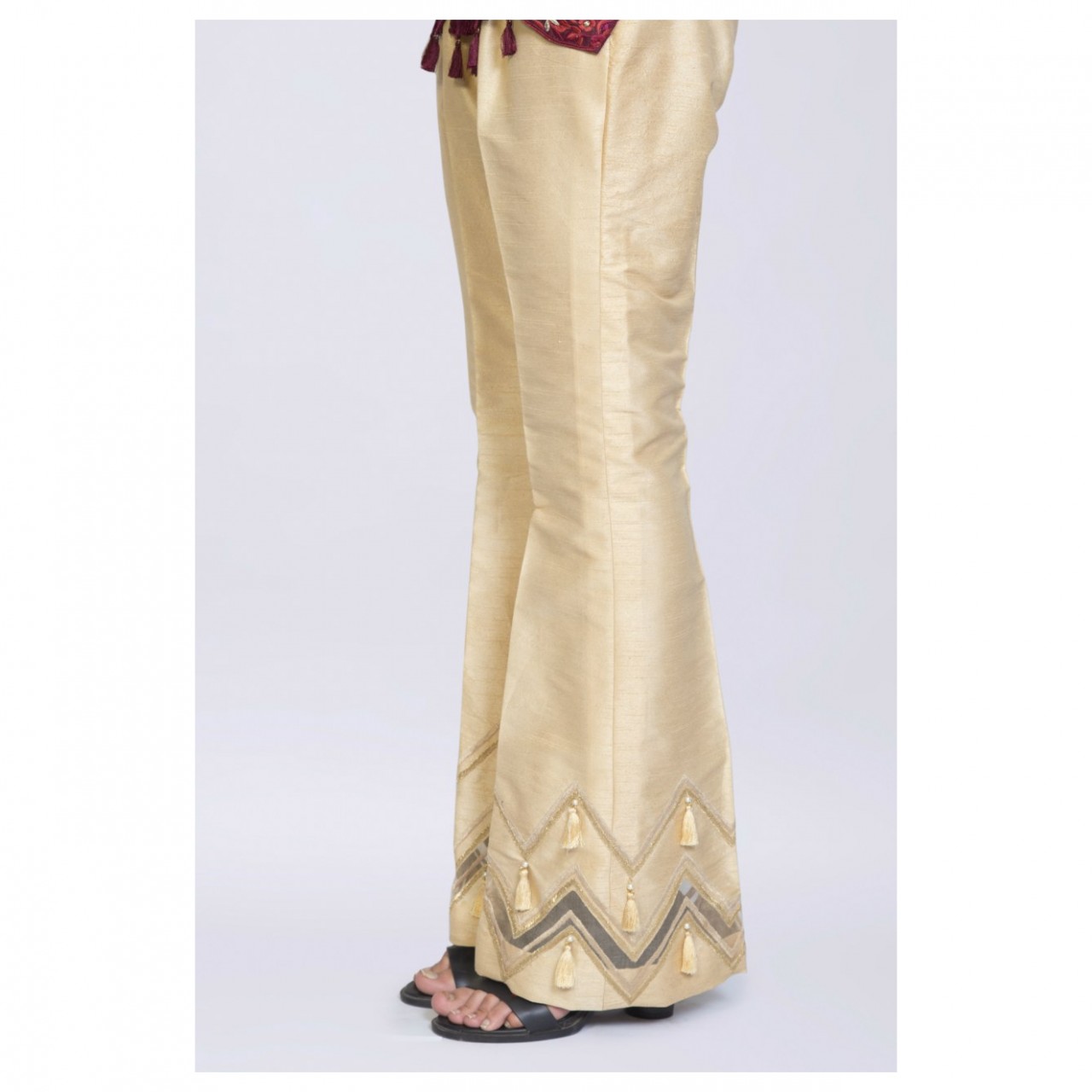 Bell Bottom Trouser For Women - Gold Sand - Sale price - Buy