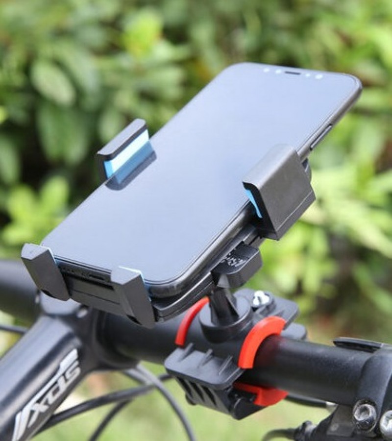 Bike Mobile Phone Holder Stand Mount Bicycle Motorcycle Holder Universal 360 Rotation Phone Support