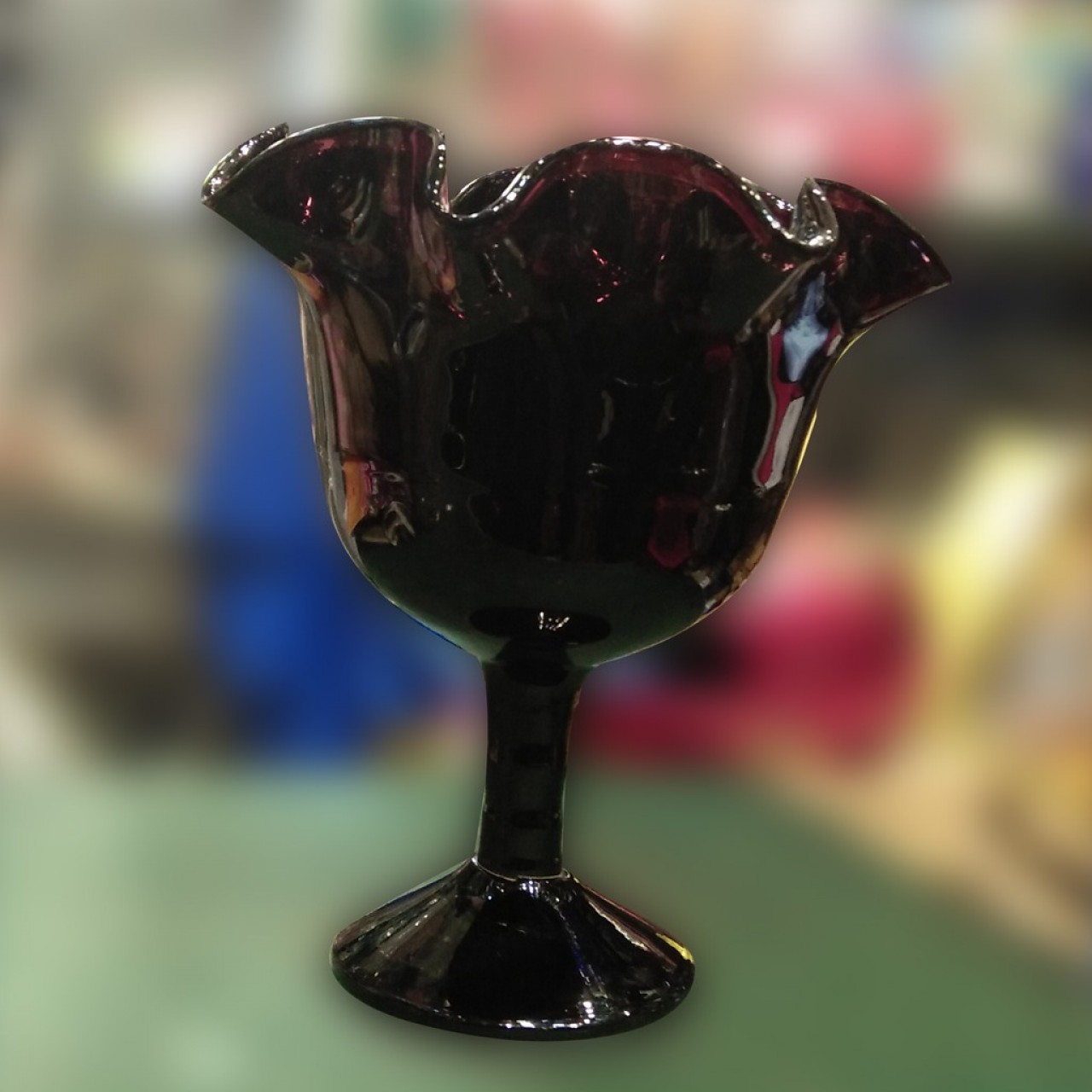 Black Glass Bowl For Home & Office Decoration
