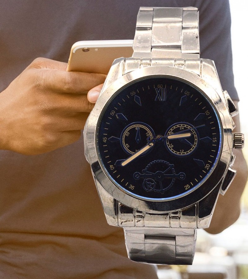 Blue Dial Watch For Men