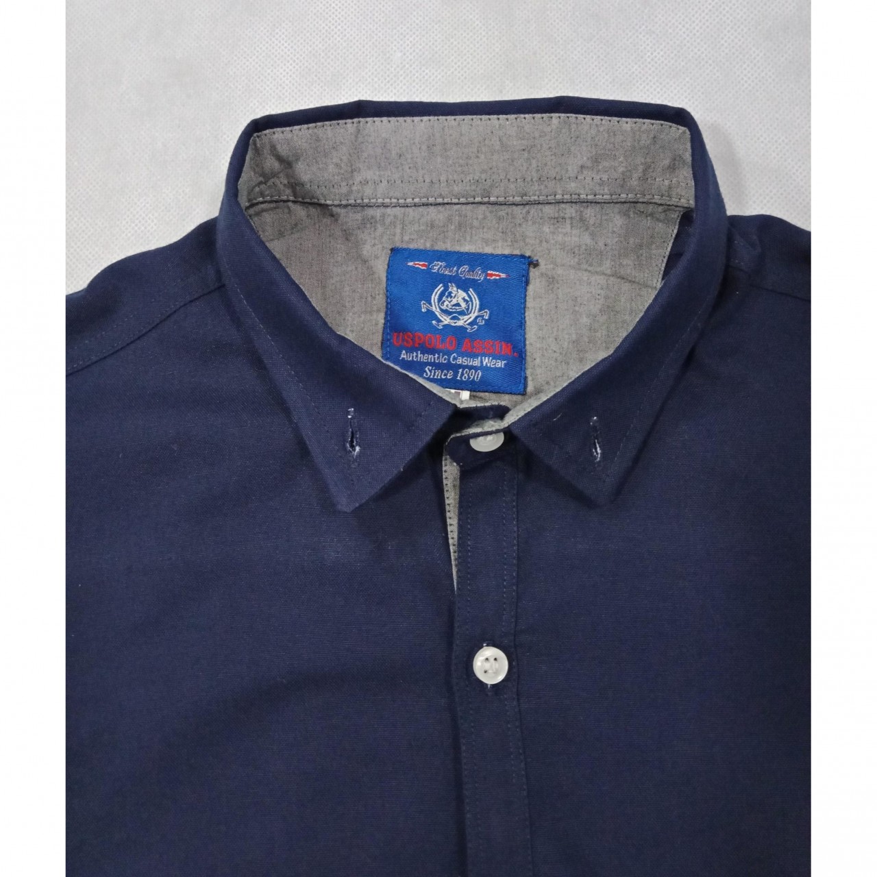Blue Polo Casual Button Down Shirt Perfect for Casual Wearing