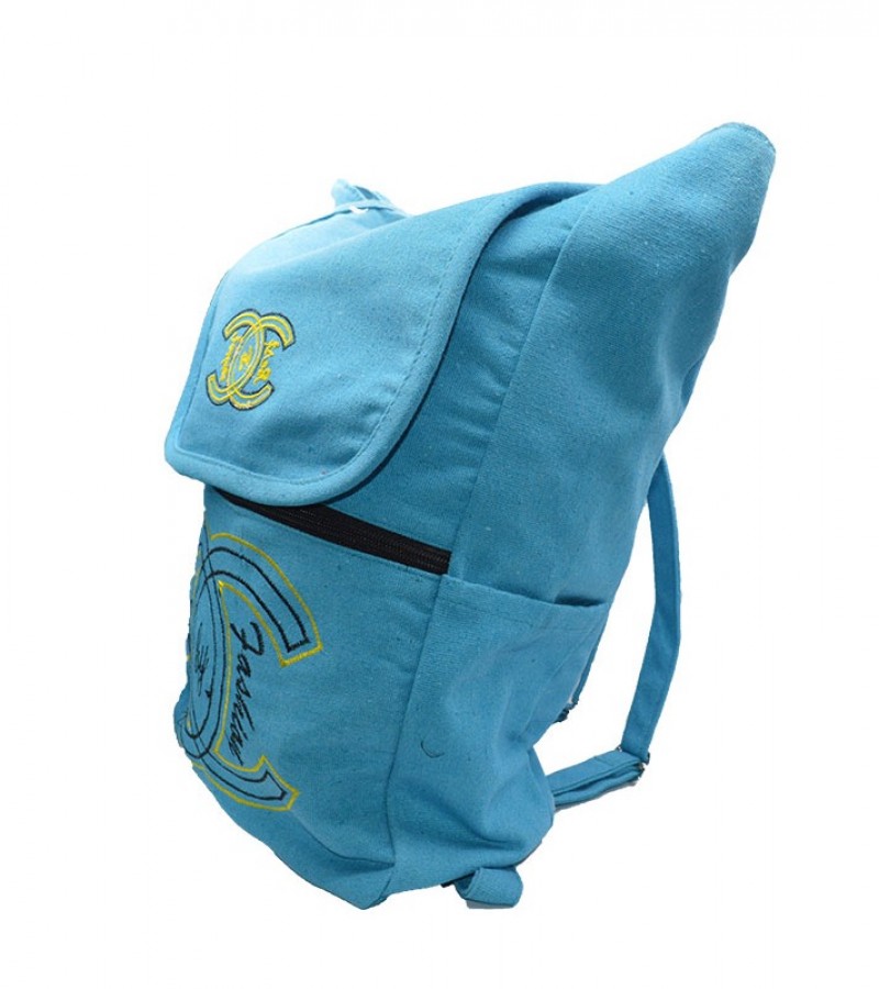 Blue Printed Bag For Girls