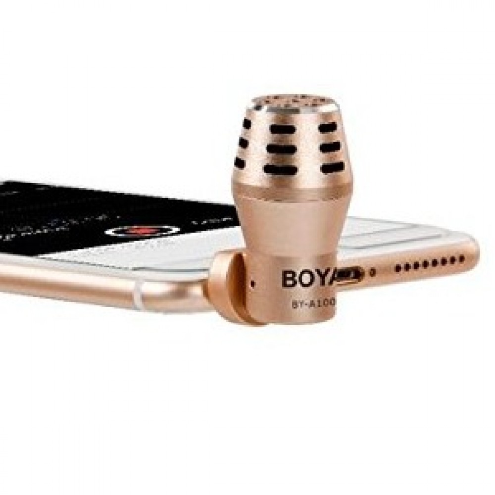 BOYA BY-A100 Condenser Audio Recorder Microphone For Android & IOS