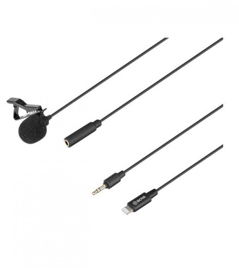 Boya BY-M2 Clip-On Lavalier Microphone For iOS Devise