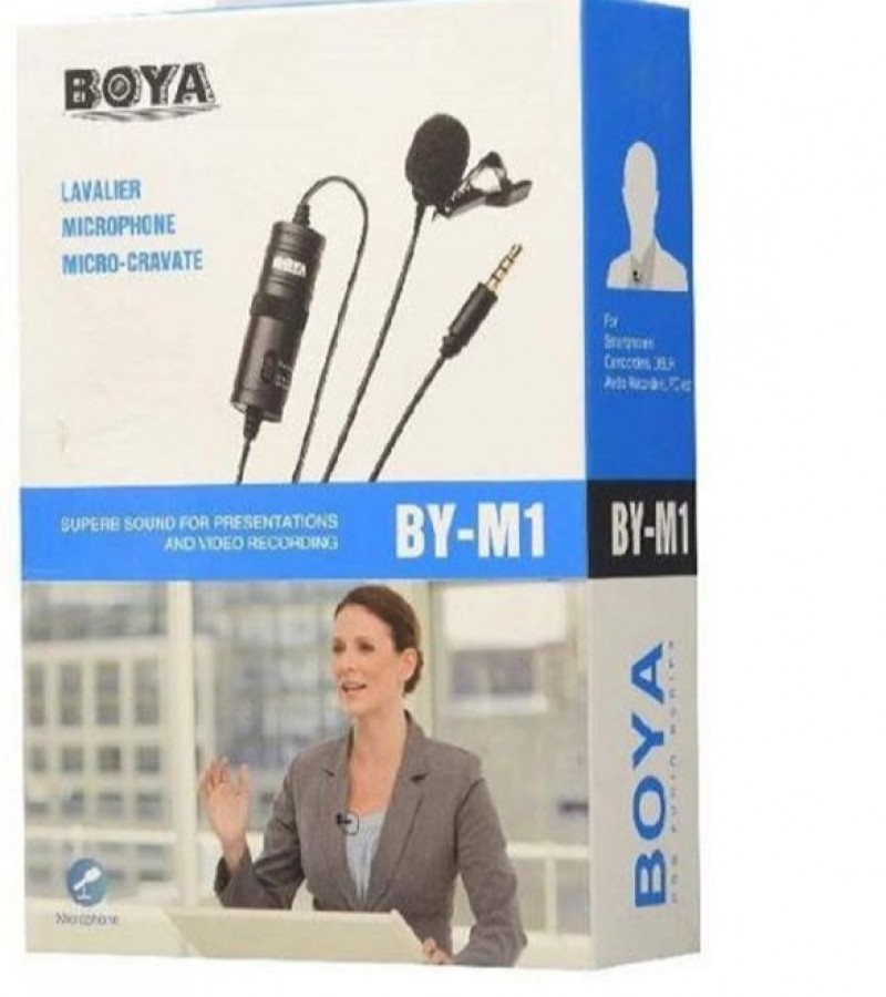 Boya Mic M1 Lavalier Collar Microphone for