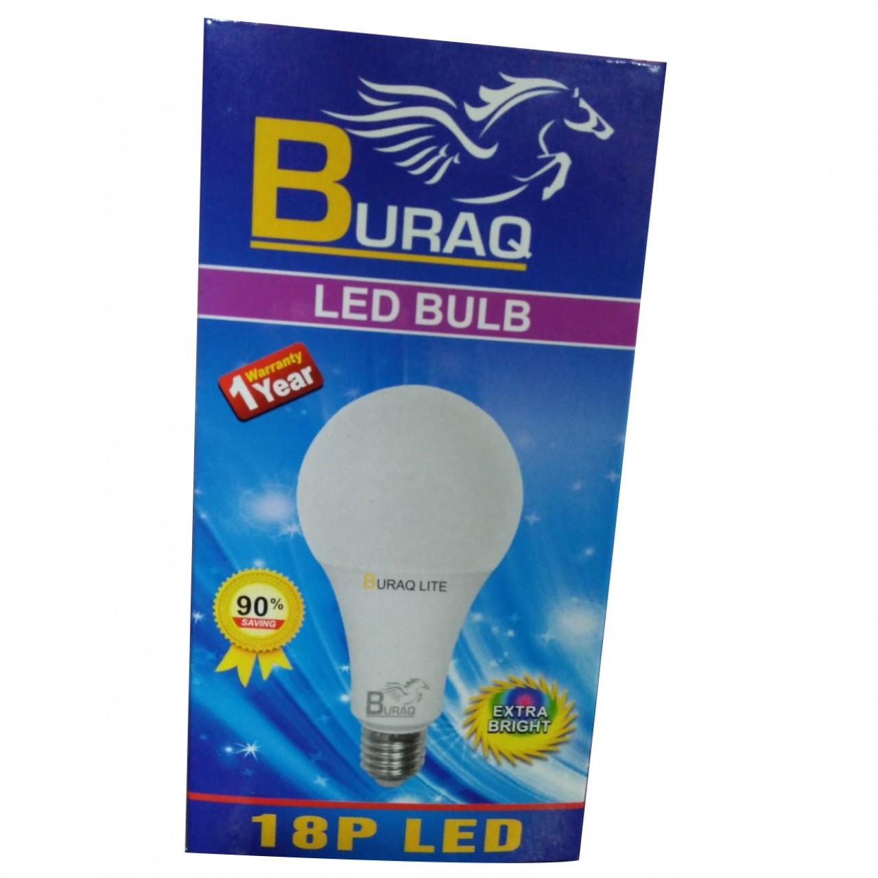 Buraq Extra Bright LED Bulb - 18P