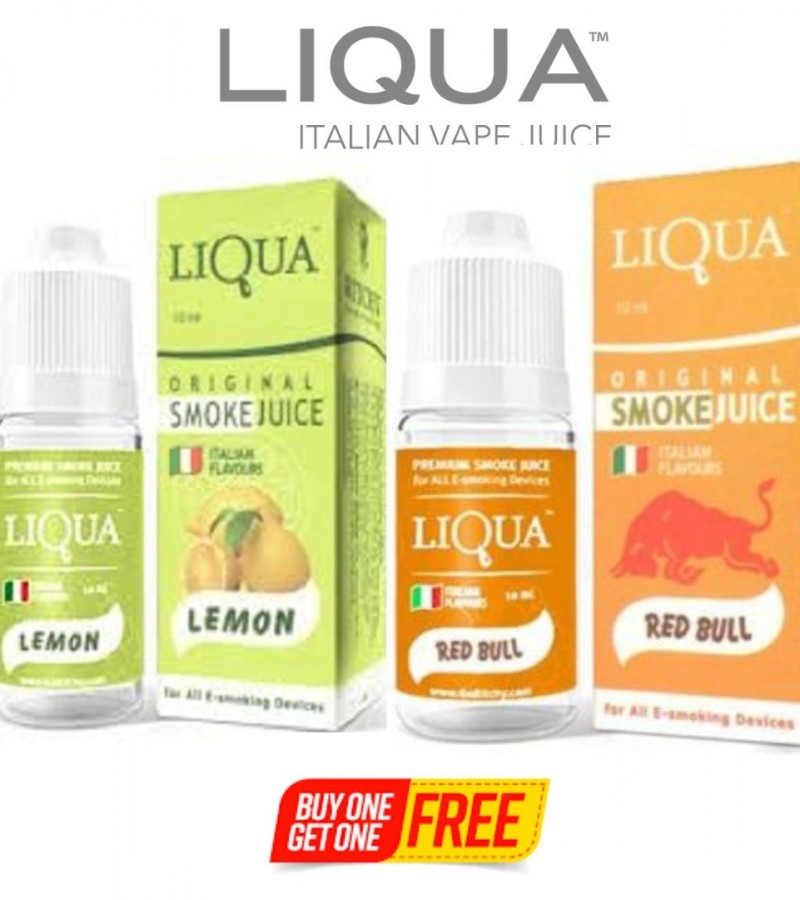 (BUY 1 GET 1 FREE) Liqua  Flavor / Cloud E Liquid Juice Oil Vape Shisha Pen Refill