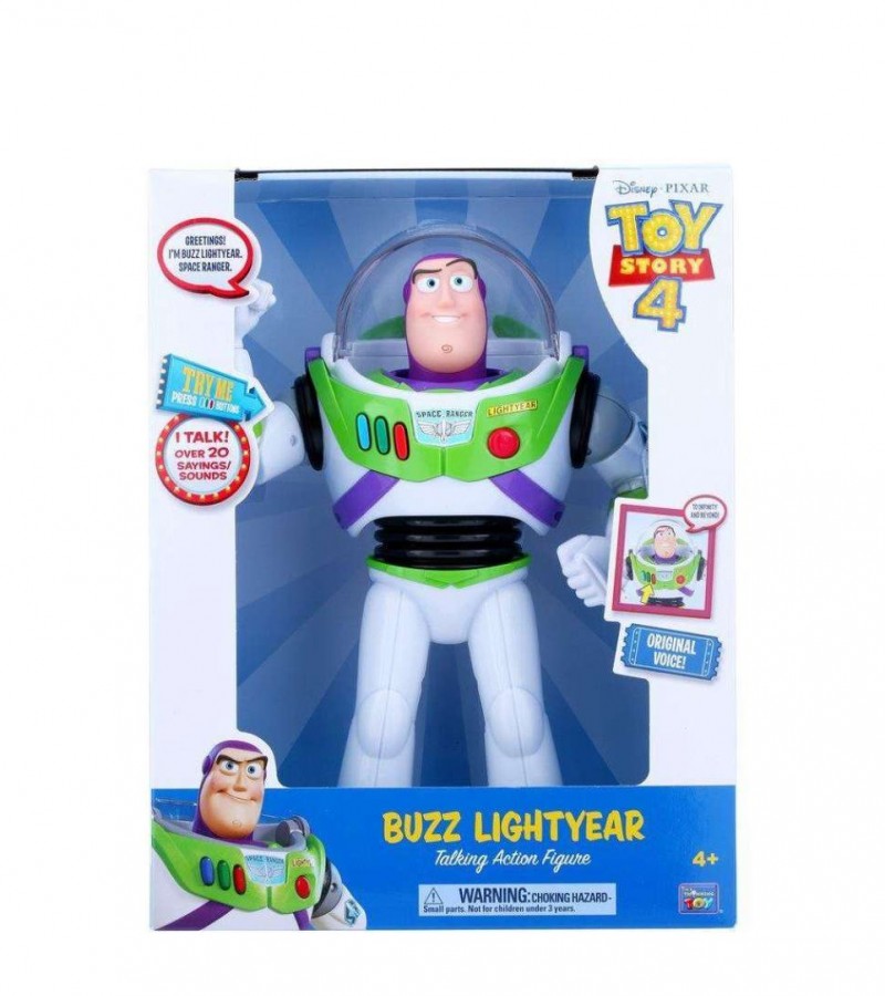 Buzz Lightyear Character  Light Show – Arm Joint Rotation – Hold Down the Expand Button