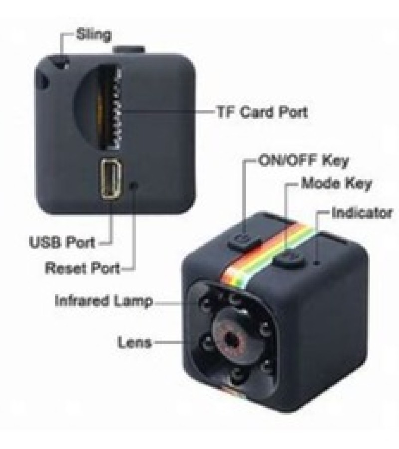 Camera Outdoor Sports DV Camera HD Aerial Camera Matte Night Vision Card Direct Recording Camera