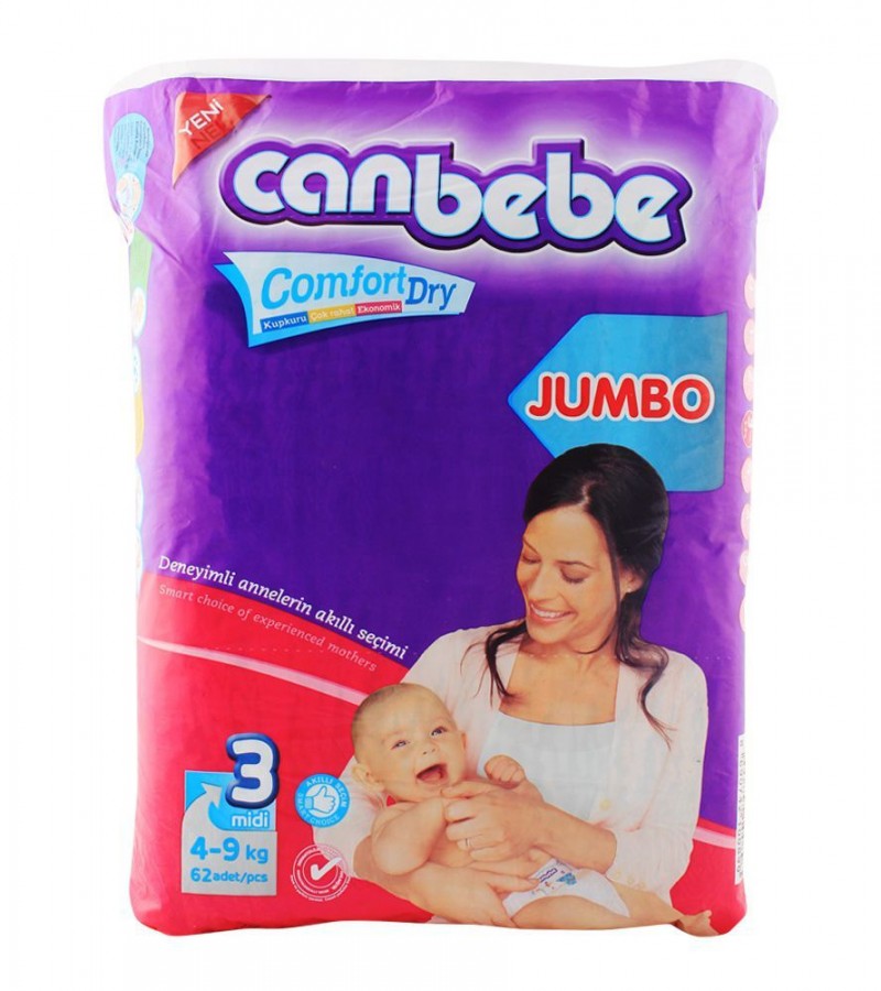 Canbebe Jumbo ( Midi ) 62 Pcs