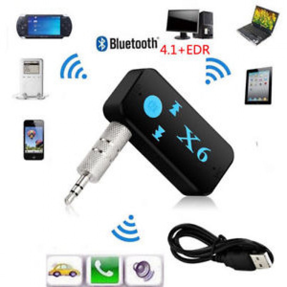 Car Bluetooth X6 Music Receiver With Tf Card Reader
