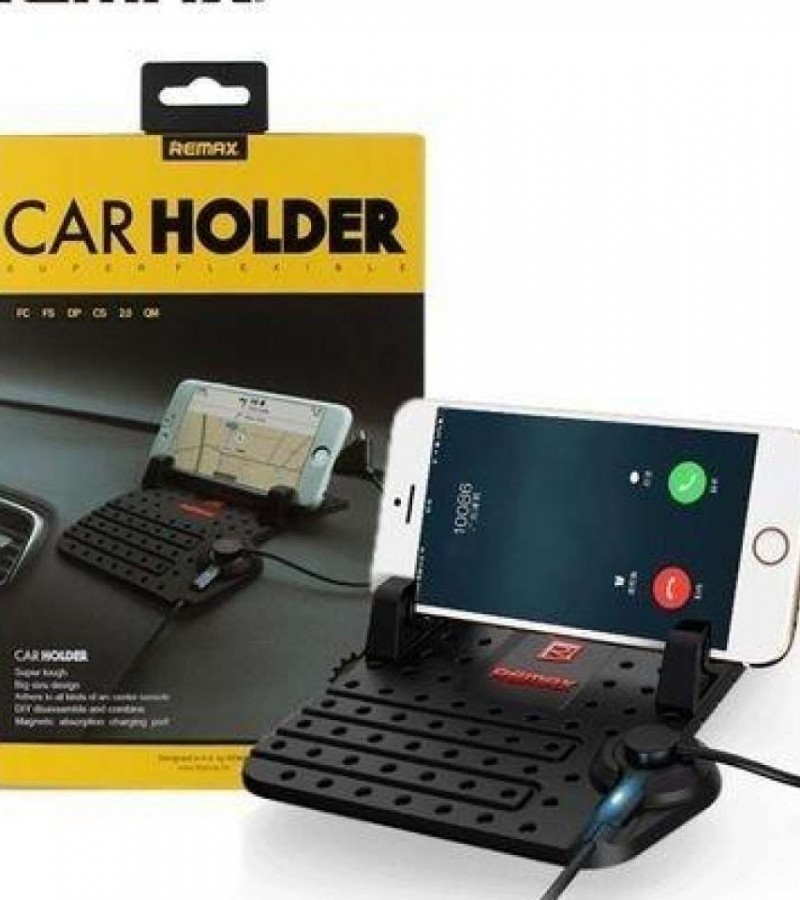 Car Phone Holder With Charging Cable -