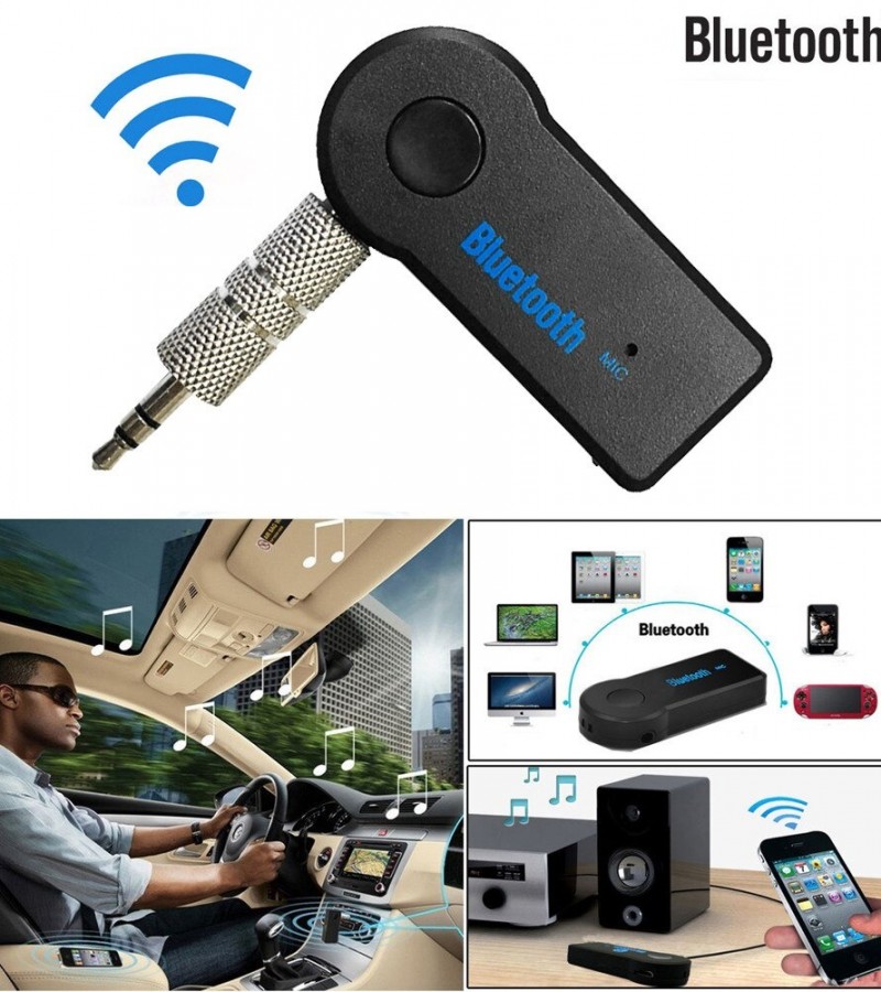 Car Wireless Bluetooth Receiver Adapter 3.5Mm Aux Audio Stereo Music Home Hands Free Car Kit Device