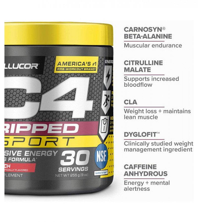 Cellucor C4 Ripped Sport Explosive Energy & Cutting Formula