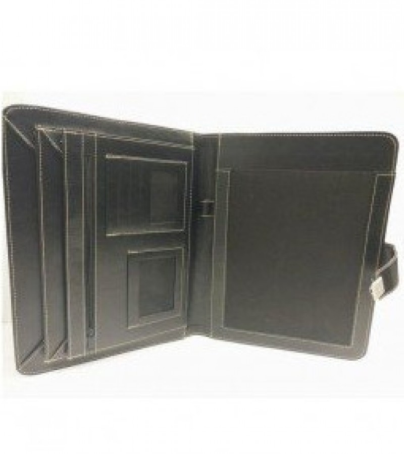 CF-303 Conference Folder with Lock for Office Use - Black