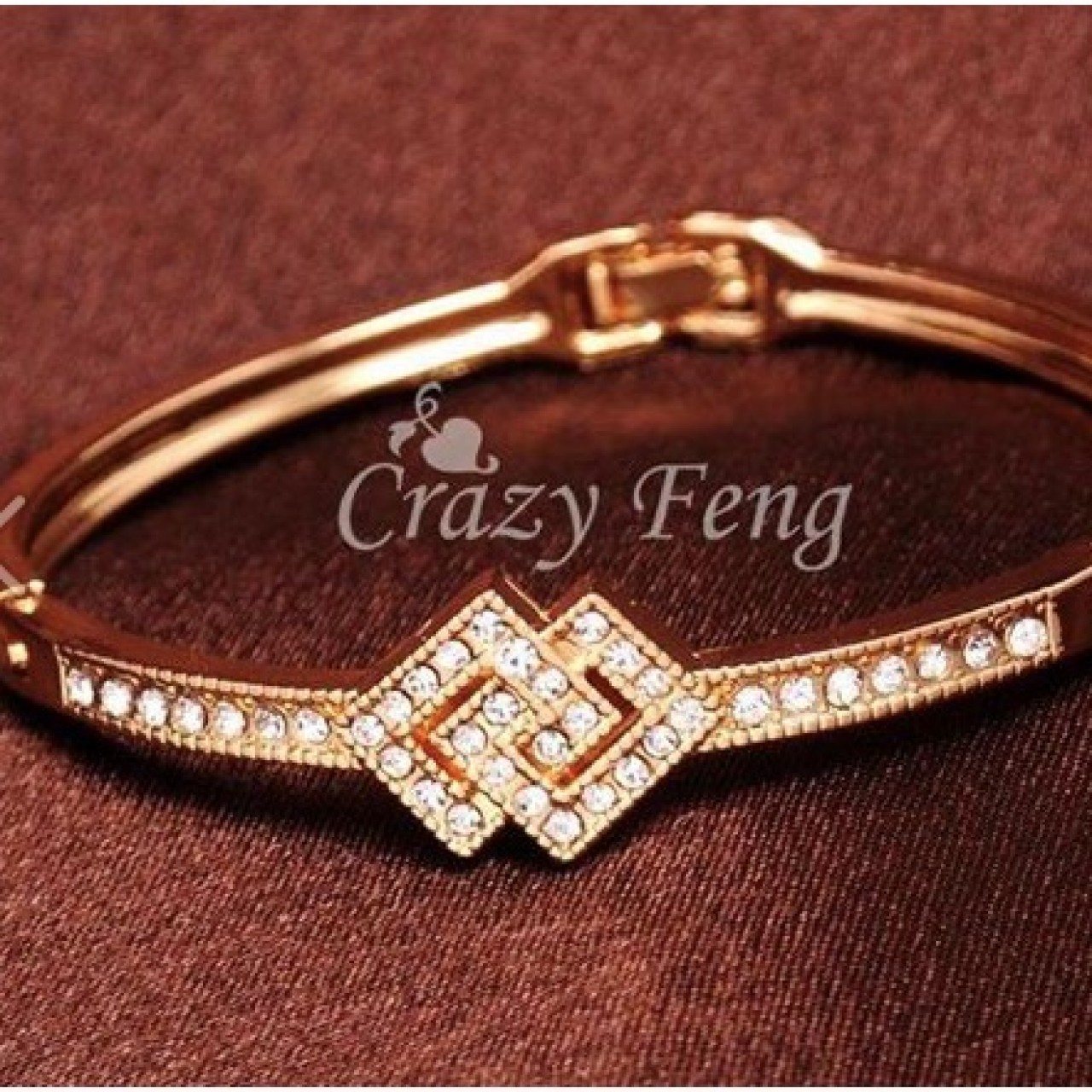 Channel Diamond Gold Bracelet