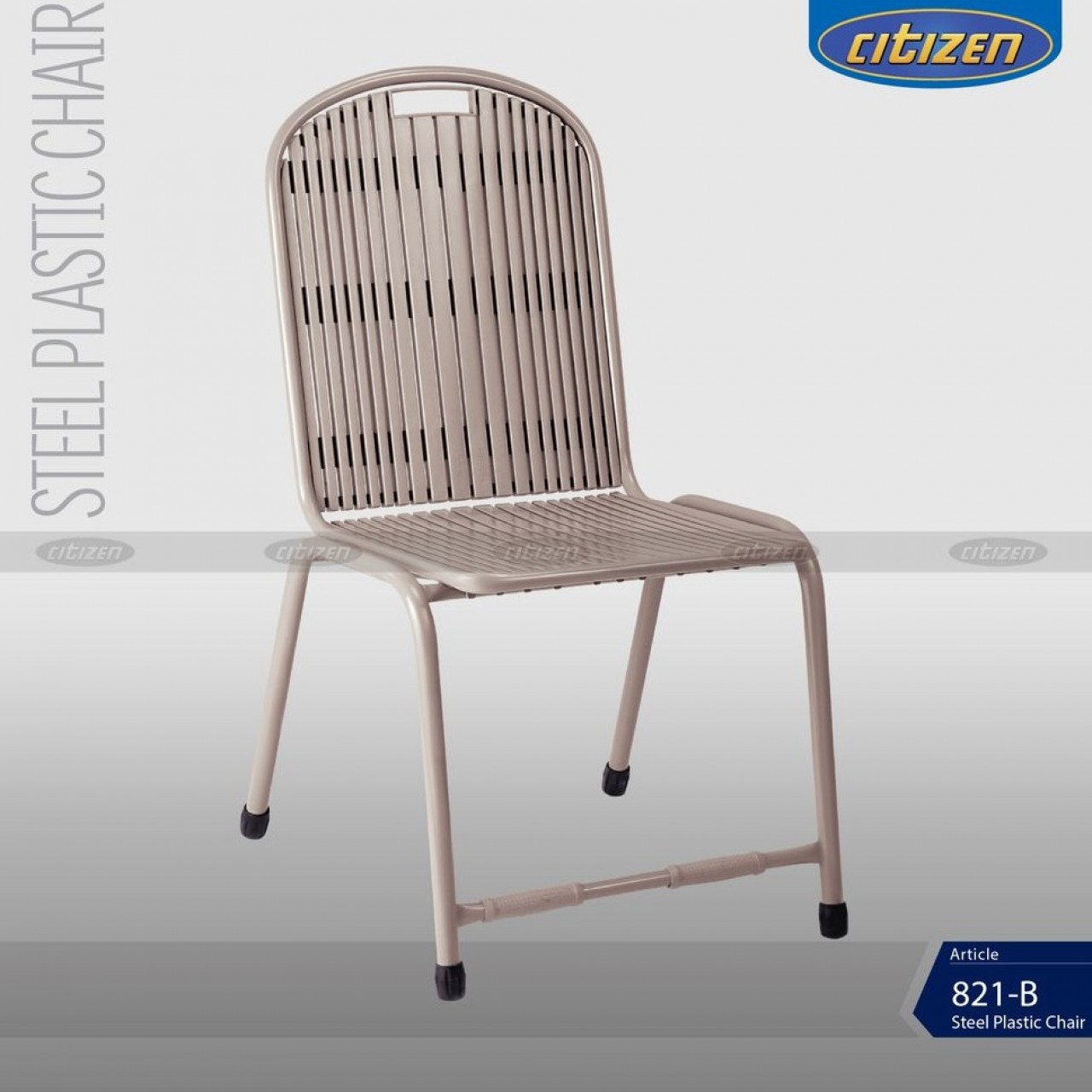 Citizen 821-B Steel & Plastic Chair Without Arms