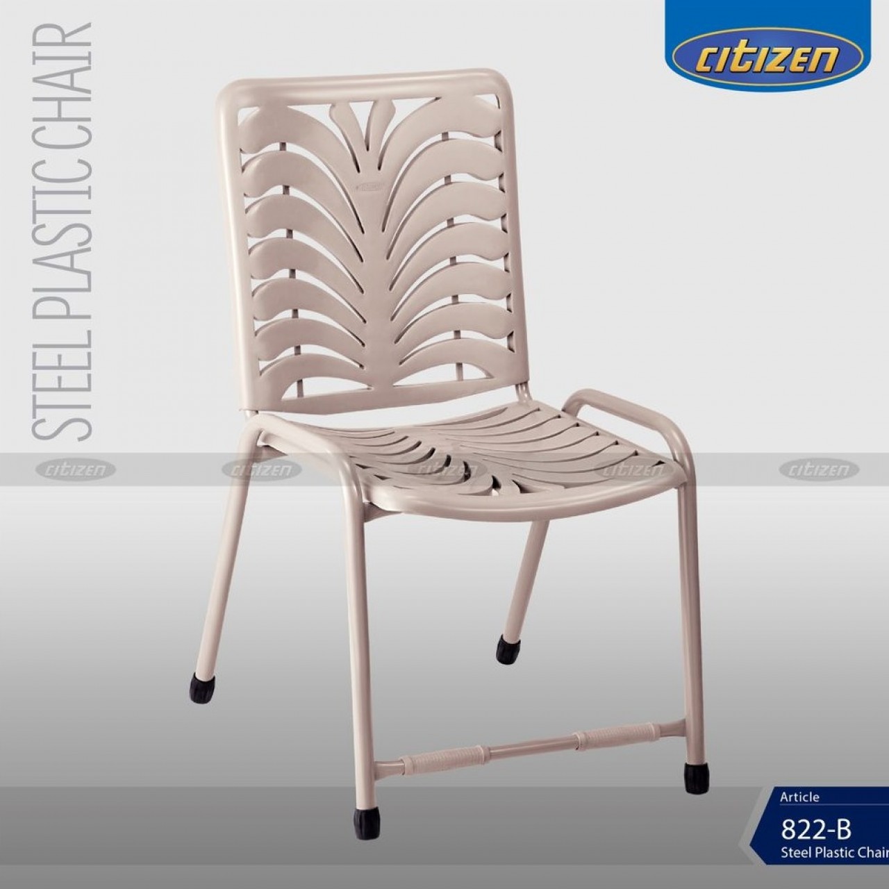 Citizen 822-B Steel & Plastic Chair - Indoor & Outdoor Furniture