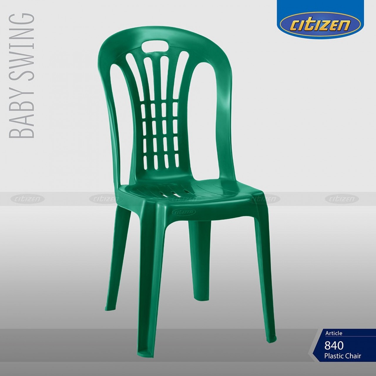 Citizen 840 Plastic Regular Chair Without Arms